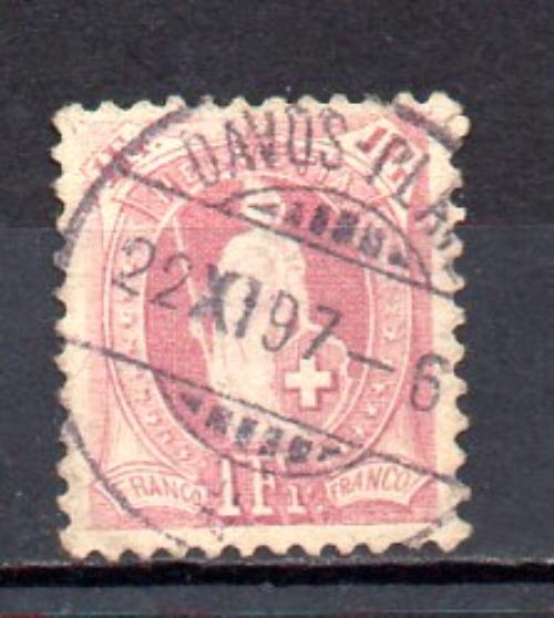 Suiza Año 1891 Nª Zumstein 71C (o)